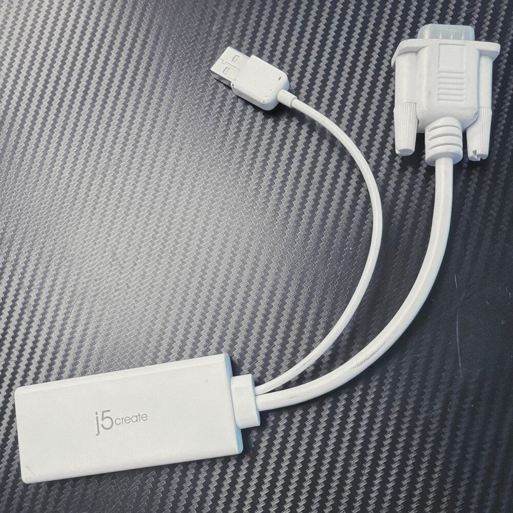 j5create VGA to HDMI Video Audio Adapter Model JDA214